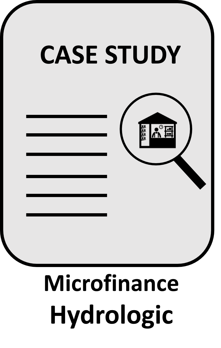 microfinance hydrologic case study