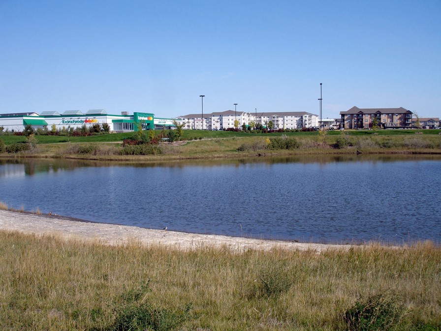 DRM310 2007. Retention basin in Saskatoon, Canada