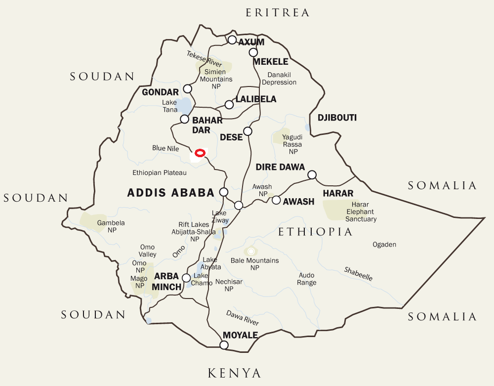 ethiopia map