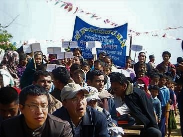 A successful school campaign in Nepal, where the family and wider community were involved into the programme. On this day, the school became an award for its leadership in making the village open defecation free. Source: KROPAC (2009)