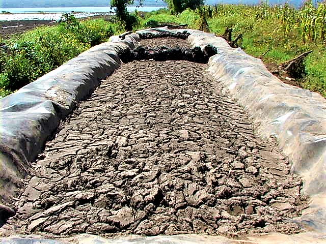 Lecho de secado de lodos, Cucuchucho Michoacán