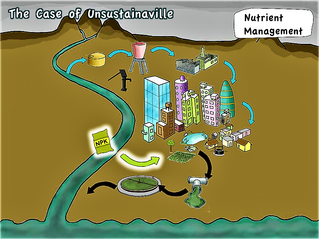 Unsustainaville - Nutrient Management. Source: SEECON (2010)